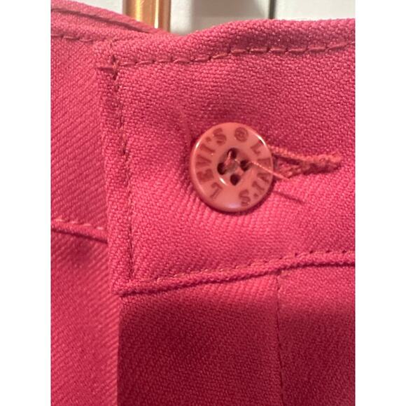 1970 vintage Levi’s Strauss polyester pink pant western cowgirl RARE size 14 - Picture 2 of 6
